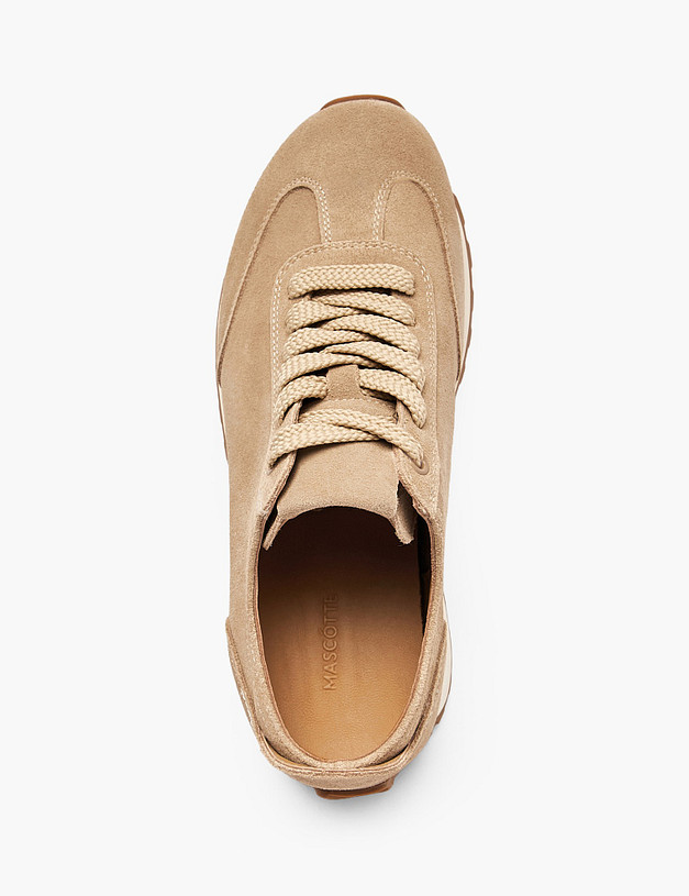 Бежевые женские кроссовки MASCOTTE 78-610921-0208 | ракурс 4