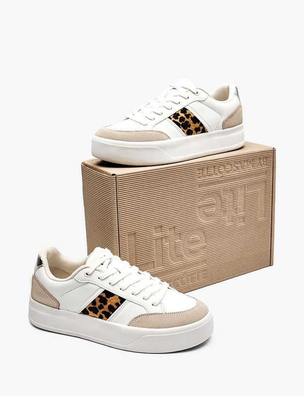 Белые женские кеды MASCOTTE 64-523021-0601 | ракурс 6