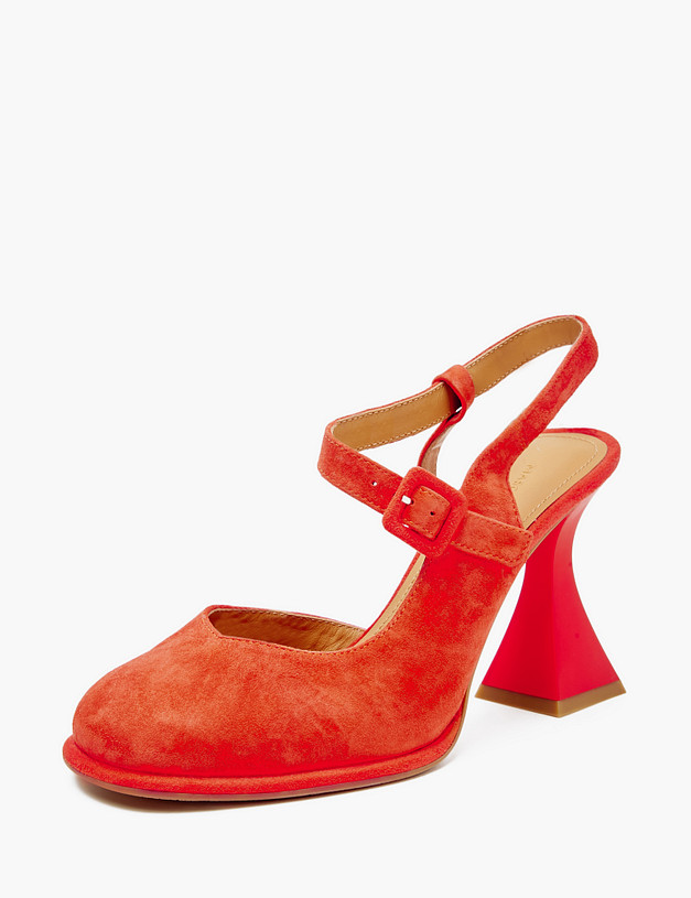 Красные женские босоножки MASCOTTE 233-413811-0605 | ракурс 3