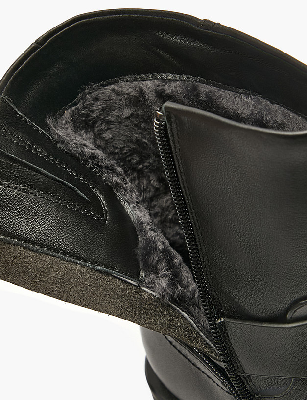 Черные женские зимние ботинки MASCOTTE 94-522131-3100M | ракурс 6