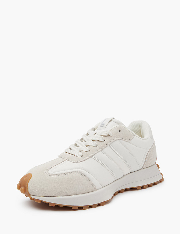 Молочные женские кроссовки MASCOTTE 64-320421-0201 | ракурс 4