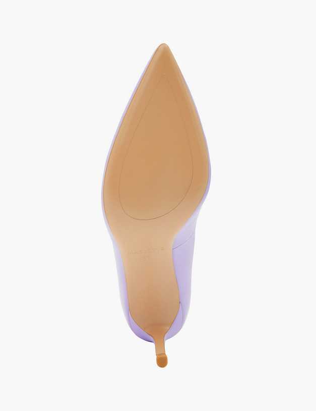 Сиреневые женские туфли из кожи MASCOTTE 15-2145113-6526M | ракурс 5