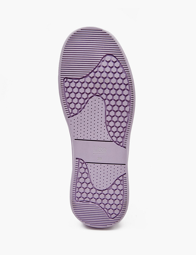 Фиолетовые женские кеды MASCOTTE 47-410621-0107 | ракурс 5 Фиолетовые женские кеды MASCOTTE 47-410621-0107 | ракурс 5