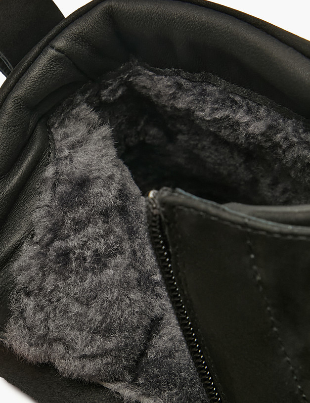 Черные мужские зимние ботинки MASCOTTE 142-520632-0302 | ракурс 6 Черные мужские зимние ботинки MASCOTTE 142-520632-0302 | ракурс 6