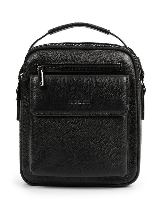 Черная мужская сумка MASCOTTE 602-1212-102 | ракурс 2