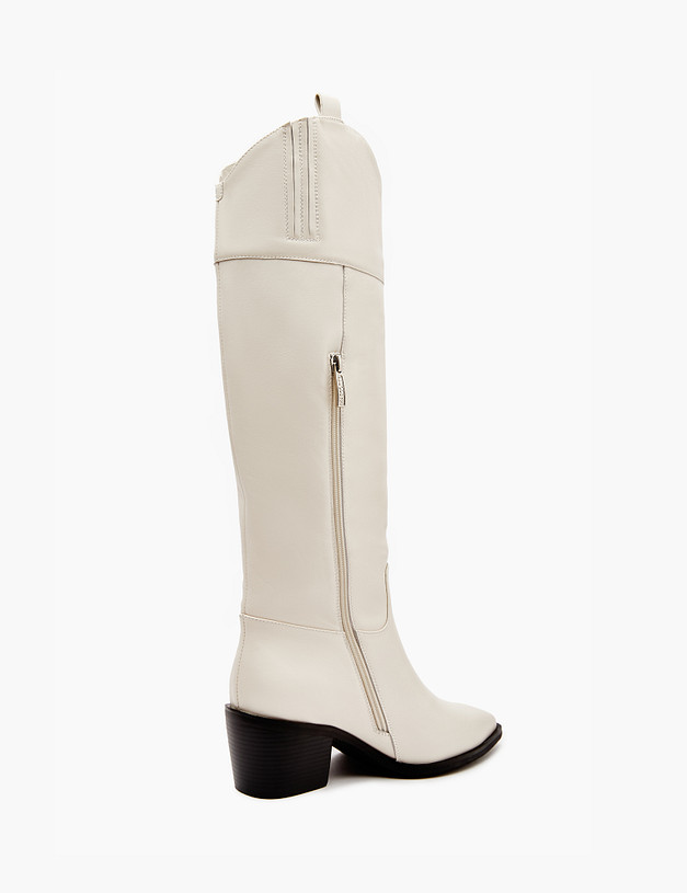 Молочные женские сапоги-казаки MASCOTTE 233-3205823-7115M | ракурс 5