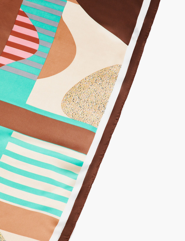 Коричневый женский платок MASCOTTE 700-5104-2409 | ракурс 3