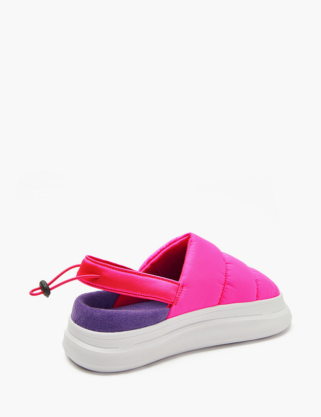 Розовые дутые женские сабо MASCOTTE 151-3205625-0206 | ракурс 5