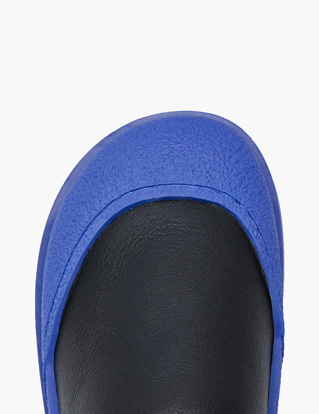 Черные женские угги с синей подошвой MASCOTTE 128-325331-0903 | ракурс 5