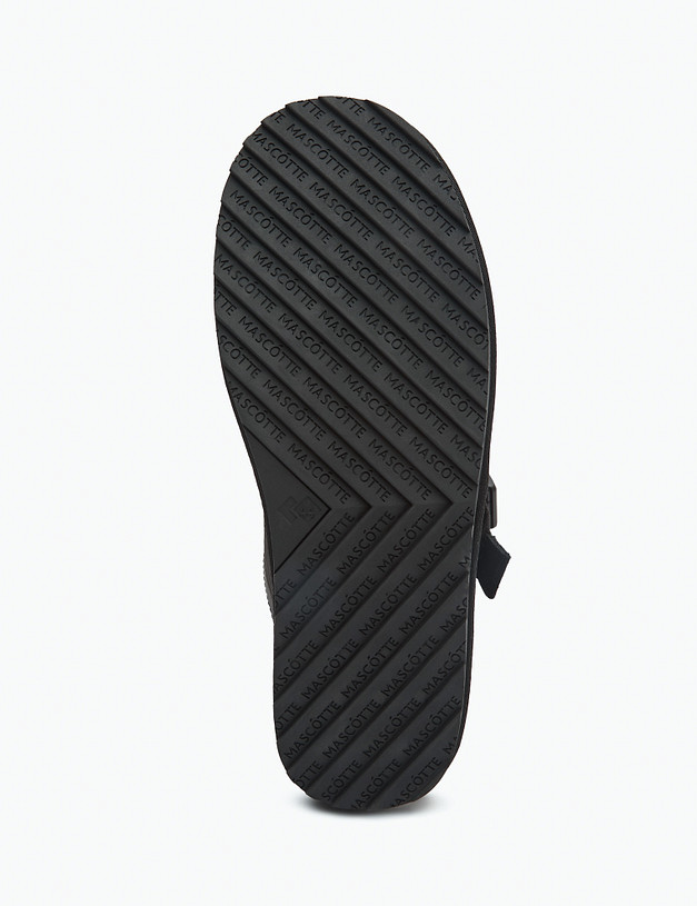 Черные мужские короткие угги MASCOTTE 234-326532-0202 | ракурс 6 Черные мужские короткие угги MASCOTTE 234-326532-0202 | ракурс 6