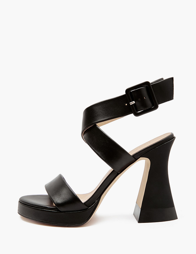 Черные женские босоножки MASCOTTE 15-411111-0502 | ракурс 3