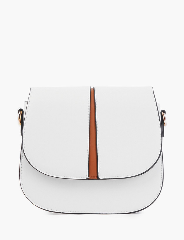 Белая женская сумка-седло MASCOTTE 626-2107-601 | ракурс 2