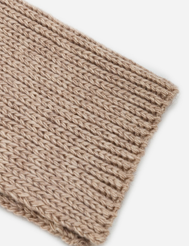 Бежевый женский шарф MASCOTTE 781-0216-508 | ракурс 2