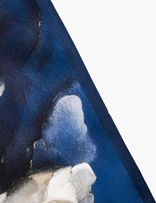 Синий женский платок MASCOTTE 766-6138-2103 | ракурс 2