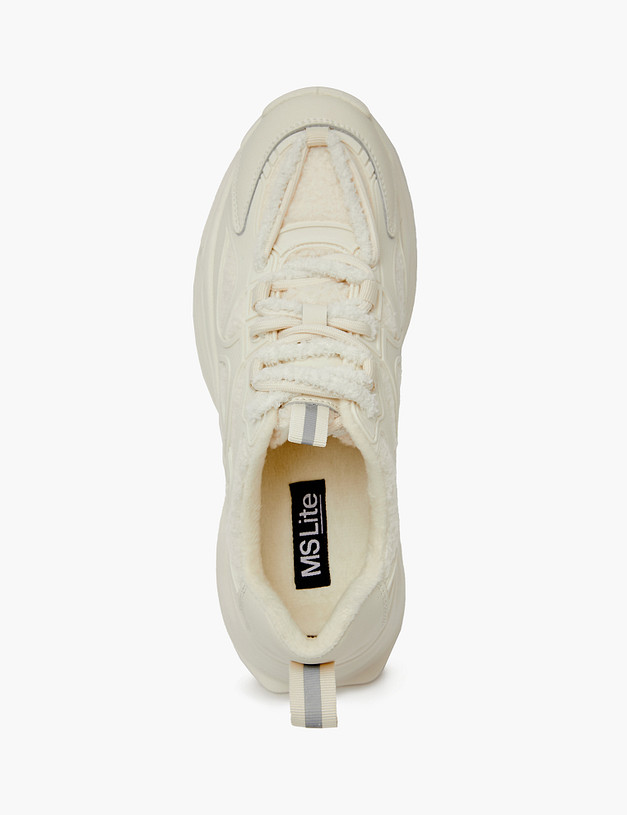 Белые женские кроссовки MASCOTTE 234-323421-0401 | ракурс 5