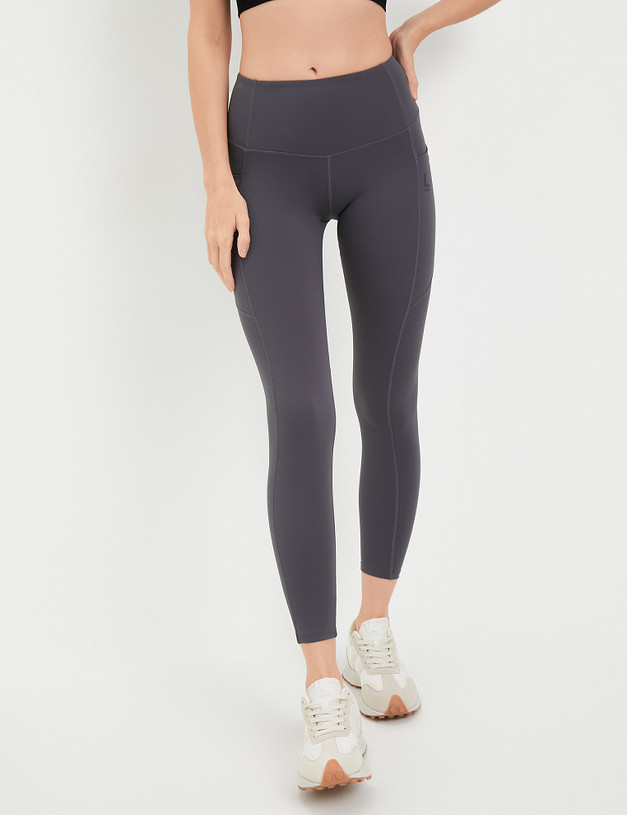 Серые женские лосины MASCOTTE 234-3343-2410 | ракурс 6