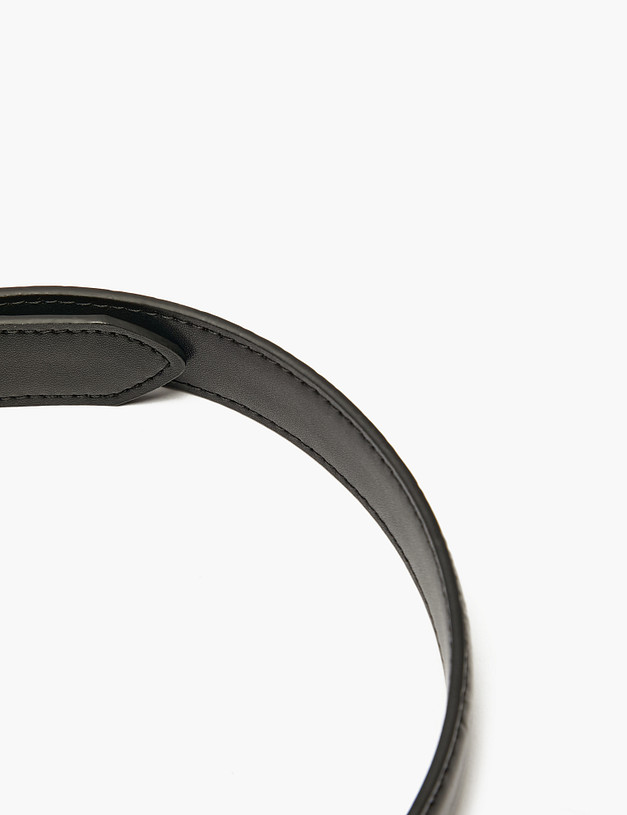 Черный женский ремень MASCOTTE 701-5202-102 | ракурс 4