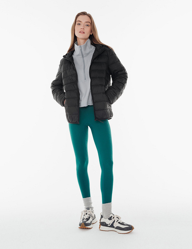 Черная женская куртка с капюшоном MASCOTTE 234-3173-2402 | ракурс 1 Черная женская куртка с капюшоном MASCOTTE 234-3173-2402 | ракурс 1