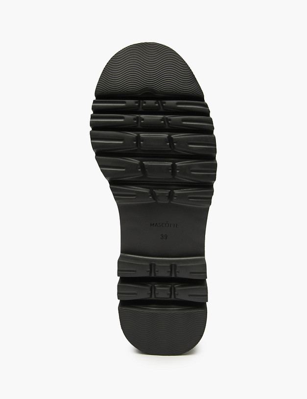 Серые женские лоферы из велюра MASCOTTE 126-522112-3656M | ракурс 5