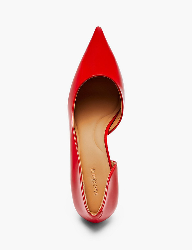 Красные женские туфли MASCOTTE 126-612613-0705 | ракурс 4
