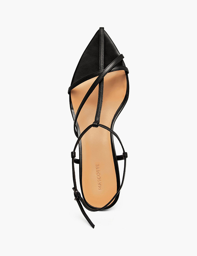 Черные женские босоножки MASCOTTE 126-615811-3501M | ракурс 4