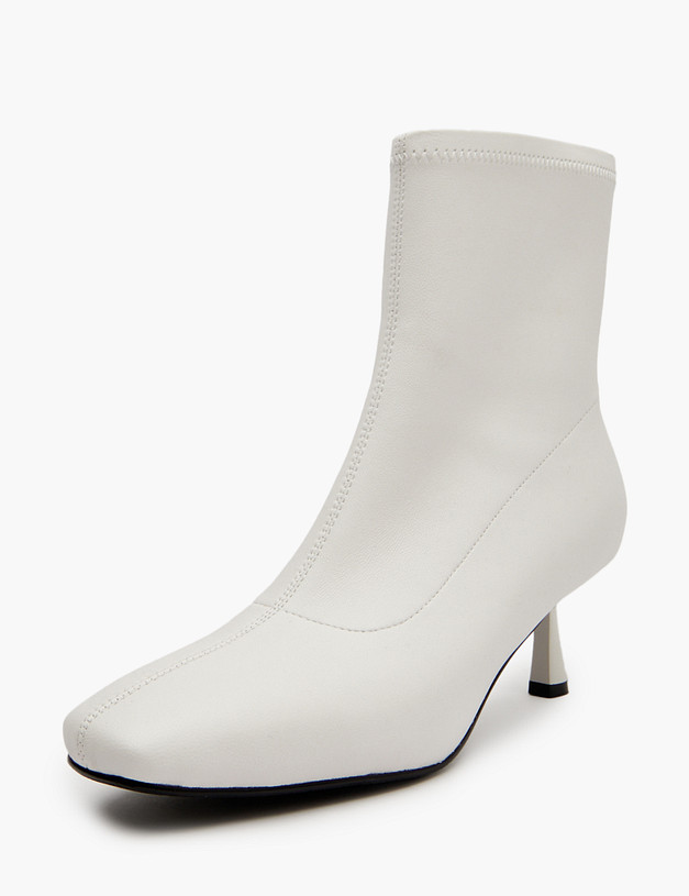 Белые женские ботильоны MASCOTTE 234-510521-0501 | ракурс 4