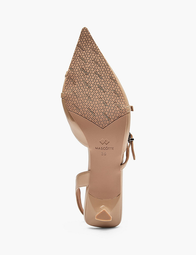 Бежевые женские туфли MASCOTTE 78-613413-0708 | ракурс 5