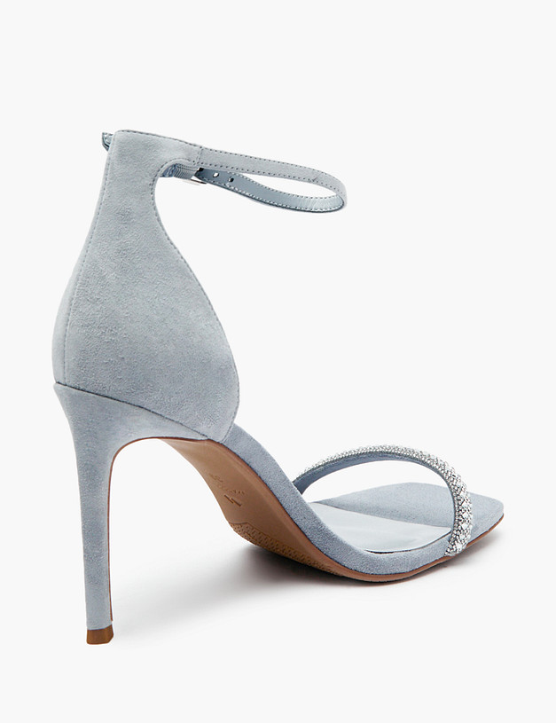 Голубые женские босоножки MASCOTTE 126-511812-0611 | ракурс 3