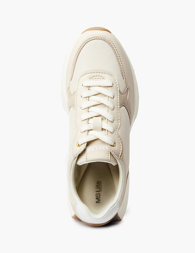 Бежевые женские кроссовки MASCOTTE 18-310721-0208 | ракурс 4