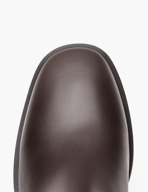 Темно-коричневые женские сапоги MASCOTTE 172-4240221-7160M | ракурс 6 Темно-коричневые женские сапоги MASCOTTE 172-4240221-7160M | ракурс 6