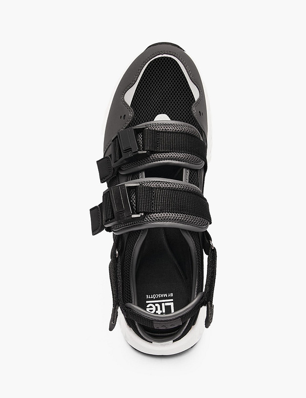 Черные мужские сандалии MASCOTTE 181-510423-0202 | ракурс 4