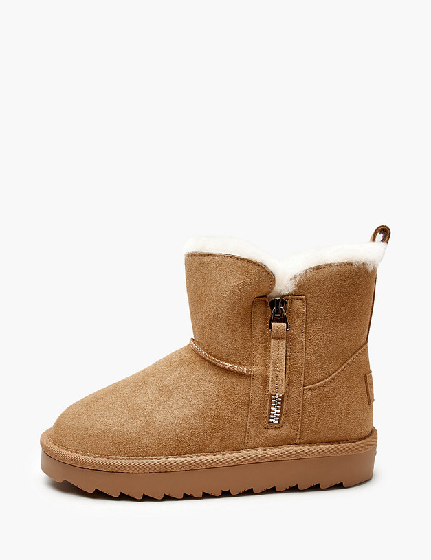 Рыжие полусапоги для девочек MASCOTTE 234-525031-0213 | ракурс 1