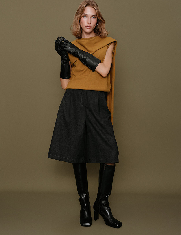 Черные женские сапоги MASCOTTE 175-5281315-0602 | ракурс 9