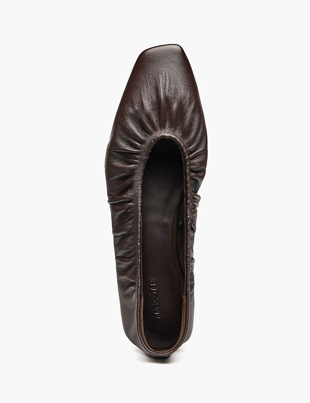 Коричневые женские балетки MASCOTTE 100-611413-7530M | ракурс 4