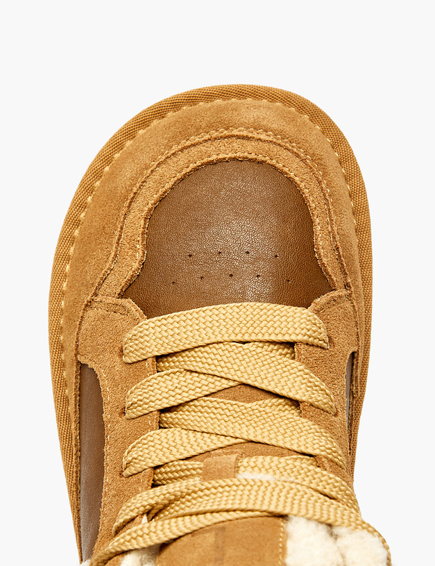 Рыжие женские зимние ботинки MASCOTTE 234-527041-0213 | ракурс 4