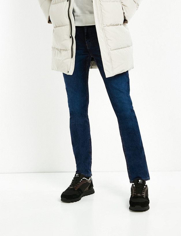 Черные зимние мужские кроссовки MASCOTTE 189-2212357-0202 | ракурс 1