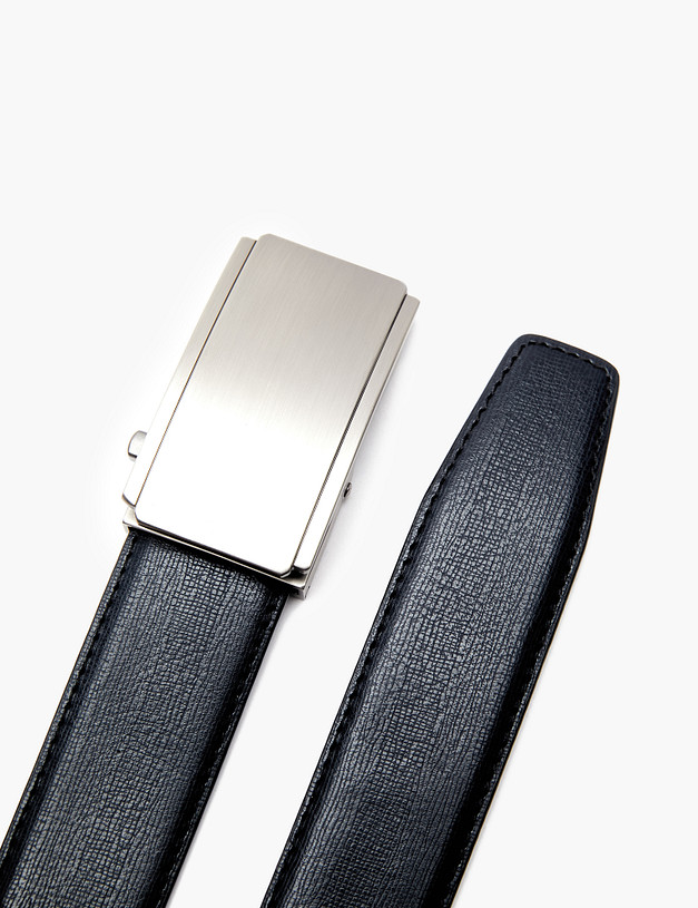 Синий мужской ремень MASCOTTE 727-4115-603 | ракурс 3