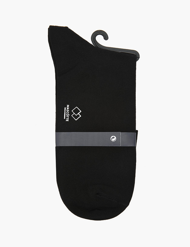 Черные мужские носки MASCOTTE MF230-02 | ракурс 3