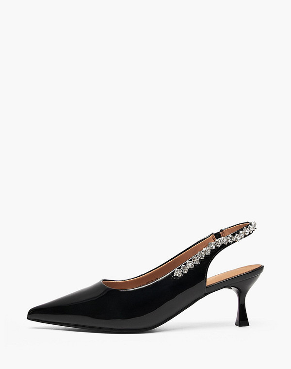 78-612611-0702 Туфли летние женские лак.кожа/нат.кожа черн, Mascotte