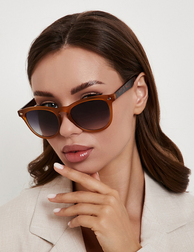 Коричневые женские очки MASCOTTE 793-6109-7709 | ракурс 2