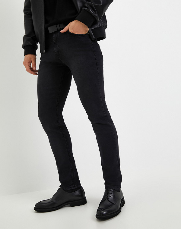 Черные кожаные мужские дерби 12590₽