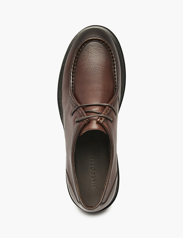 Коричневые мужские полуботинки MASCOTTE 175-522213-0109 | ракурс 6