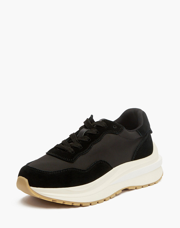 234-312421-0202 Полуботинки для активного отдыха женские велюр-текстиль/текстиль черн, Mascotte