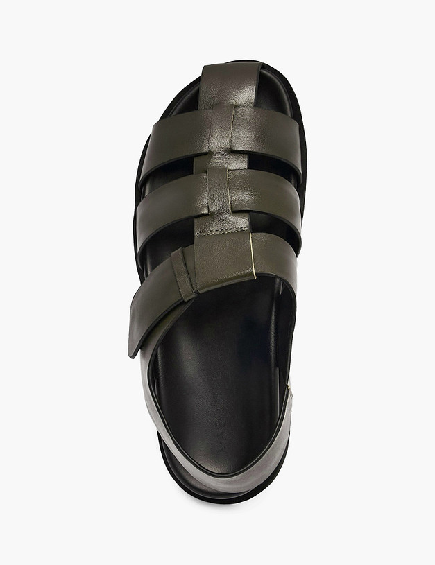 Зеленые мужские сандалии MASCOTTE 142-612461-0104 | ракурс 5