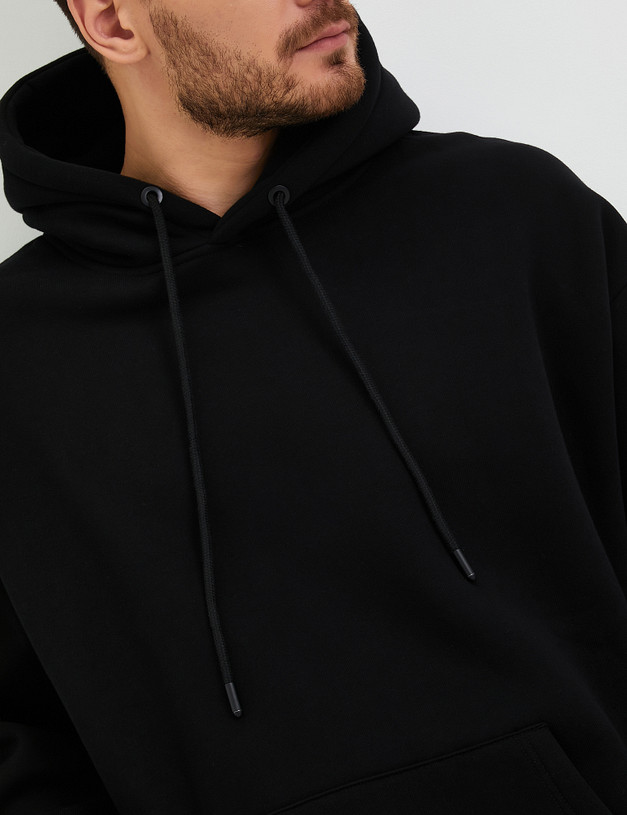 Черное мужское худи MASCOTTE 234-3360-2602 | ракурс 6
