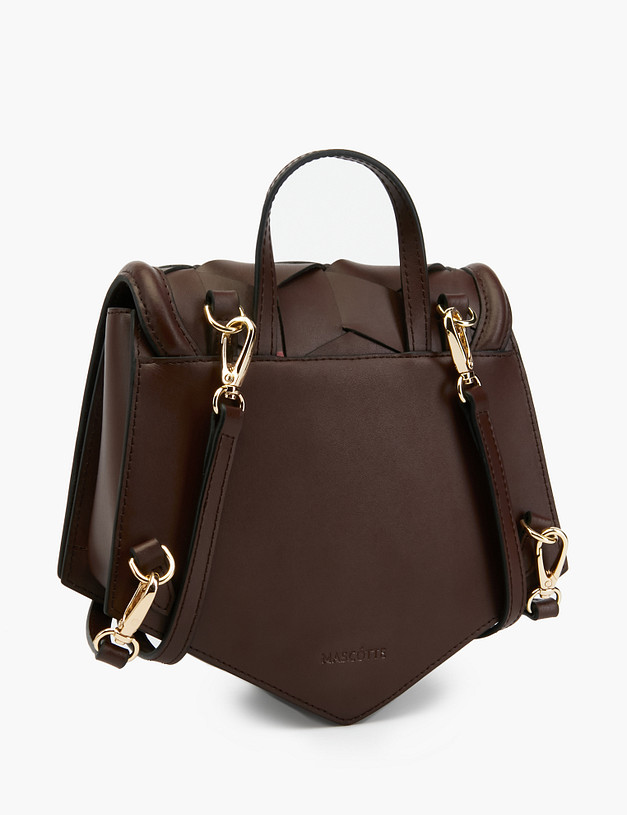 Женский рюкзак цвета горького шоколада MASCOTTE 658-2115-609 | ракурс 3