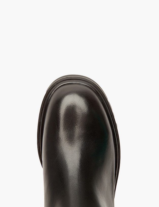 Черные женские зимние сапоги MASCOTTE 233-322432-3100M | ракурс 4