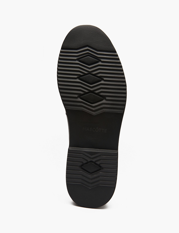 Черные мужские лоферы MASCOTTE 175-511211-0102 | ракурс 5 Черные мужские лоферы MASCOTTE 175-511211-0102 | ракурс 5