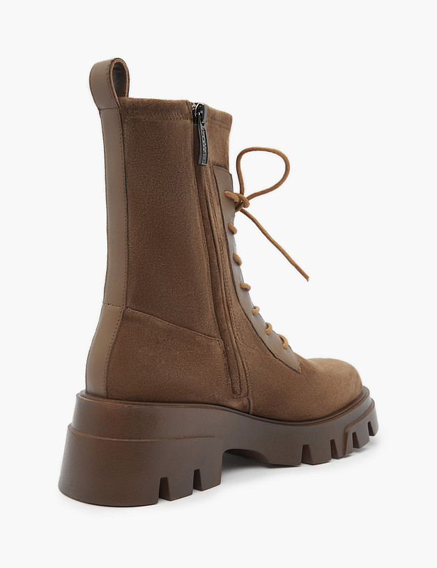 Коричневые женские ботинки MASCOTTE 15-3204622-3666M | ракурс 3