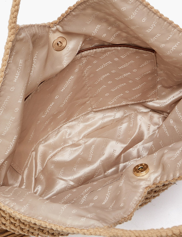 Бежевая женская сумка MASCOTTE 610-5112-208 | ракурс 5